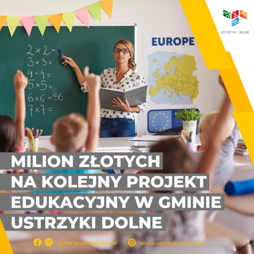 Ponad 1 milion złotych na projekt edukacyjny w naszej gminie
